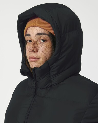 Puffer - Die Oversized Unisex-Steppjacke - Black - XXS bedrucken, Art.-Nr. STJU840C0022S