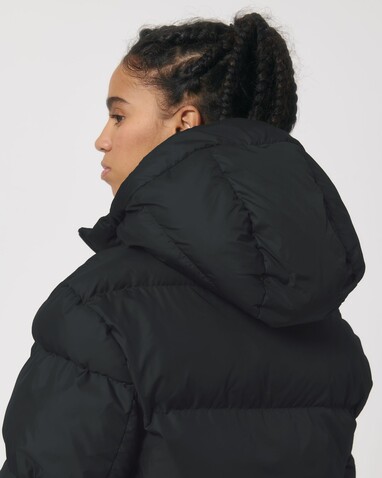 Puffer - Die Oversized Unisex-Steppjacke - Black - XXL bedrucken, Art.-Nr. STJU840C0022X