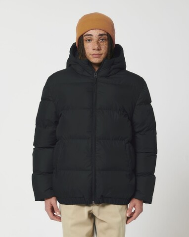 Puffer - Die Oversized Unisex-Steppjacke - Black - XXS bedrucken, Art.-Nr. STJU840C0022S