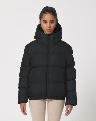 Puffer - Die Oversized Unisex-Steppjacke - Black - XXL bedrucken, Art.-Nr. STJU840C0022X