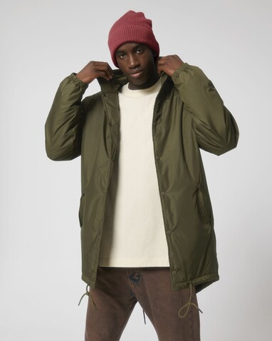 Padded Parker - Der Unisex-Parka wattiert - British Khaki - XXS bedrucken, Art.-Nr. STJU841C0082S