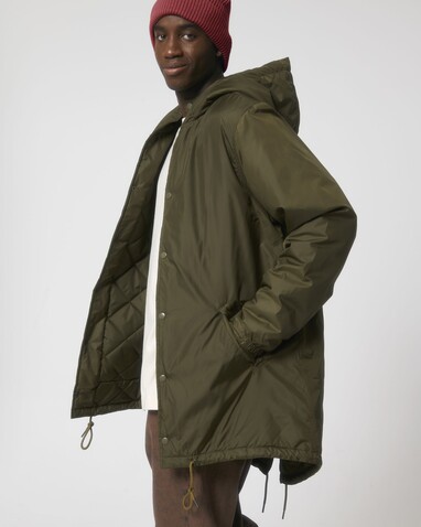 Padded Parker - Der Unisex-Parka wattiert - British Khaki - XL bedrucken, Art.-Nr. STJU841C0081X