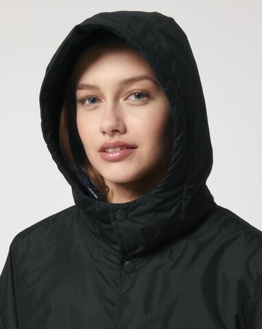 Padded Parker - Der Unisex-Parka wattiert - Black - L bedrucken, Art.-Nr. STJU841C0021L
