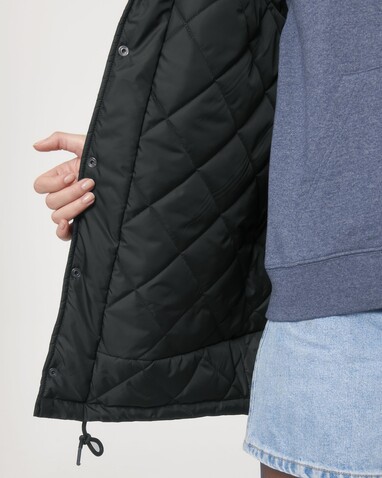 Padded Parker - Der Unisex-Parka wattiert - Black - M bedrucken, Art.-Nr. STJU841C0021M