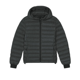 Stella Voyager Wool-Like - Wollähnliche wattierte Damenjacke - Dark Heather Grey - XXL bedrucken, Art.-Nr. STJW897C6512X