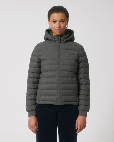 Stella Voyager Wool-Like - Wollähnliche wattierte Damenjacke - Deep Metal Heather Grey - XXL bedrucken, Art.-Nr. STJW897C0942X Stella Voyager Wool-Like - Wollähnliche wattierte Damenjacke - Deep Metal Heather Grey - XXL bedrucken, Art.-Nr. STJW897C0942X