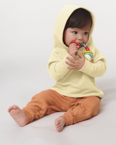 Baby Cruiser - Der Iconic Baby-Hoodie - Butter - 12-18 m/80-86cm bedrucken, Art.-Nr. STSB919C078B3