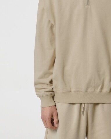 Miller Dry - Das Boxy Unisex-Sweatshirt mit kurzem Reißverschluss und trockenem Griff - Desert Dust - 3XL bedrucken, Art.-Nr. STSU795C0283X
