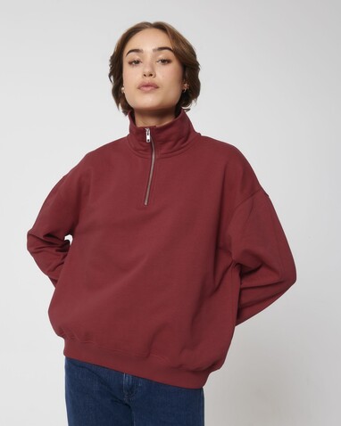 Miller Dry - Das Boxy Unisex-Sweatshirt mit kurzem Reißverschluss und trockenem Griff - Red Earth - XXL bedrucken, Art.-Nr. STSU795C0862X Miller Dry - Das Boxy Unisex-Sweatshirt mit kurzem Reißverschluss und trockenem Griff - Red Earth - XXL bedrucken, Art.-Nr. STSU795C0862X