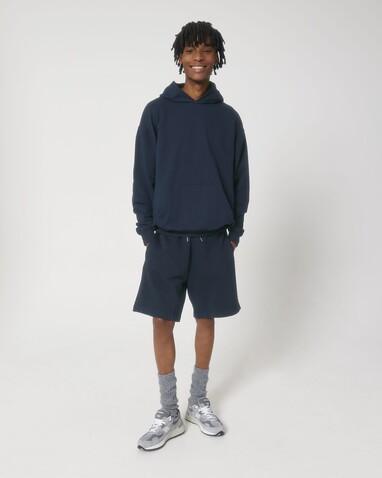 Cooper Dry - Der Boxy Unisex-Hoodie mit trockenem Griff - French Navy - XXS bedrucken, Art.-Nr. STSU797C7272S