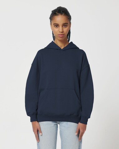 Cooper Dry - Der Boxy Unisex-Hoodie mit trockenem Griff - French Navy - 3XL bedrucken, Art.-Nr. STSU797C7273X