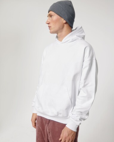 Cooper Dry - Der Boxy Unisex-Hoodie mit trockenem Griff - White - L bedrucken, Art.-Nr. STSU797C0011L Cooper Dry - Der Boxy Unisex-Hoodie mit trockenem Griff - White - L bedrucken, Art.-Nr. STSU797C0011L