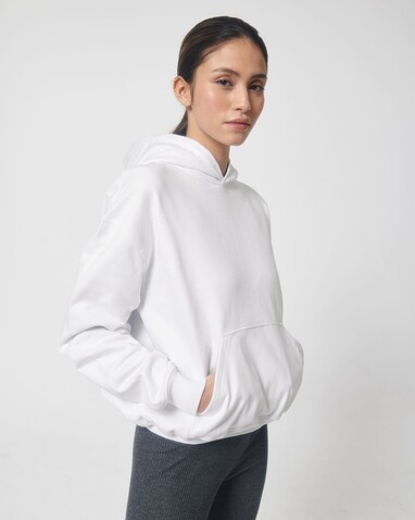Cooper Dry - Der Boxy Unisex-Hoodie mit trockenem Griff - White - M bedrucken, Art.-Nr. STSU797C0011M Cooper Dry - Der Boxy Unisex-Hoodie mit trockenem Griff - White - M bedrucken, Art.-Nr. STSU797C0011M