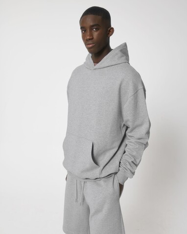 Cooper Dry - Der Boxy Unisex-Hoodie mit trockenem Griff - Heather Grey - L bedrucken, Art.-Nr. STSU797C2501L Cooper Dry - Der Boxy Unisex-Hoodie mit trockenem Griff - Heather Grey - L bedrucken, Art.-Nr. STSU797C2501L