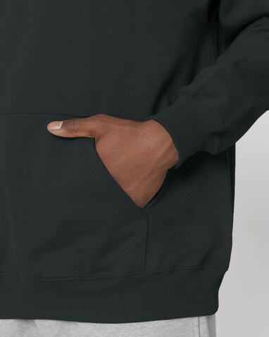 Cooper Dry - Der Boxy Unisex-Hoodie mit trockenem Griff - Black - 3XL bedrucken, Art.-Nr. STSU797C0023X