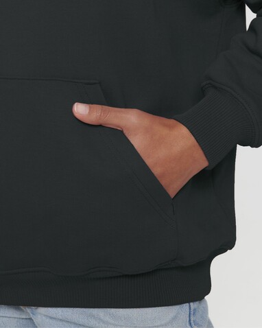 Cooper Dry - Der Boxy Unisex-Hoodie mit trockenem Griff - Black - M bedrucken, Art.-Nr. STSU797C0021M