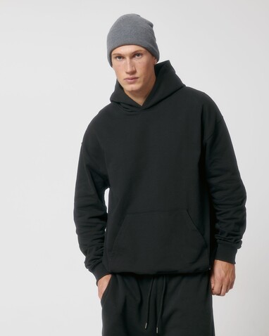 Cooper Dry - Der Boxy Unisex-Hoodie mit trockenem Griff - Black - 3XL bedrucken, Art.-Nr. STSU797C0023X