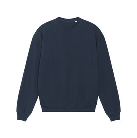 Ledger Dry - Kastiges Unisex-Rundhals-Sweatshirt mit trockener Haptik - French Navy - 3XL bedrucken, Art.-Nr. STSU798C7273X