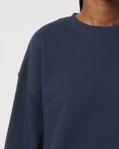 Ledger Dry - Das Boxy Rundhals-Unisex-Sweatshirt mit trockenem Griff - French Navy - M bedrucken, Art.-Nr. STSU798C7271M