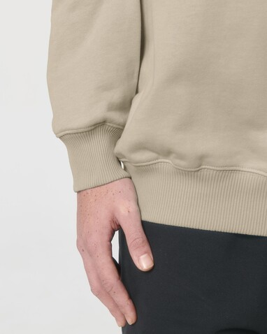 Ledger Dry - Das Boxy Rundhals-Unisex-Sweatshirt mit trockenem Griff - Desert Dust - S bedrucken, Art.-Nr. STSU798C0281S