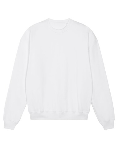 Ledger Dry - Das Boxy Rundhals-Unisex-Sweatshirt mit trockenem Griff - White - M bedrucken, Art.-Nr. STSU798C0011M
