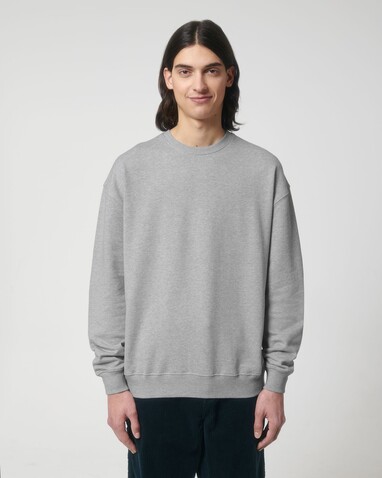 Ledger Dry - Das Boxy Rundhals-Unisex-Sweatshirt mit trockenem Griff - Heather Grey - XXL bedrucken, Art.-Nr. STSU798C2502X Ledger Dry - Das Boxy Rundhals-Unisex-Sweatshirt mit trockenem Griff - Heather Grey - XXL bedrucken, Art.-Nr. STSU798C2502X