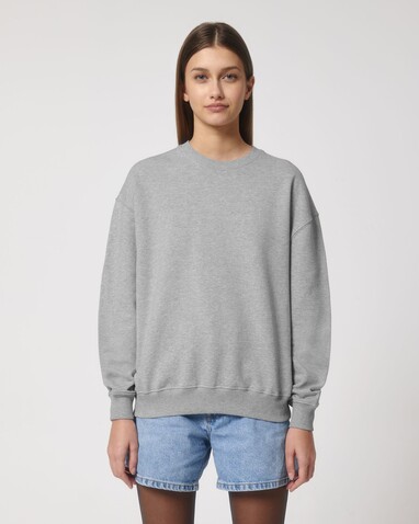 Ledger Dry - Das Boxy Rundhals-Unisex-Sweatshirt mit trockenem Griff - Heather Grey - M bedrucken, Art.-Nr. STSU798C2501M Ledger Dry - Das Boxy Rundhals-Unisex-Sweatshirt mit trockenem Griff - Heather Grey - M bedrucken, Art.-Nr. STSU798C2501M