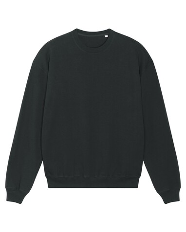 Ledger Dry - Das Boxy Rundhals-Unisex-Sweatshirt mit trockenem Griff - Black - XS bedrucken, Art.-Nr. STSU798C002XS