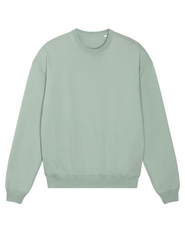 Ledger Dry - Das Boxy Rundhals-Unisex-Sweatshirt mit trockenem Griff - Aloe - S bedrucken, Art.-Nr. STSU798C0891S