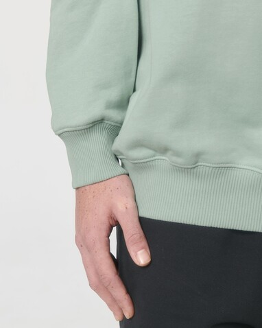 Ledger Dry - Das Boxy Rundhals-Unisex-Sweatshirt mit trockenem Griff - Aloe - S bedrucken, Art.-Nr. STSU798C0891S