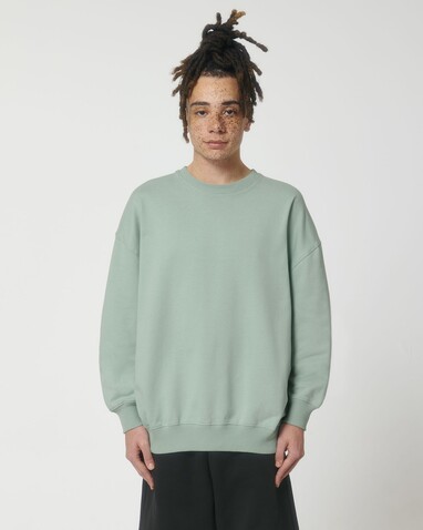 Ledger Dry - Das Boxy Rundhals-Unisex-Sweatshirt mit trockenem Griff - Aloe - XXS bedrucken, Art.-Nr. STSU798C0892S Ledger Dry - Das Boxy Rundhals-Unisex-Sweatshirt mit trockenem Griff - Aloe - XXS bedrucken, Art.-Nr. STSU798C0892S