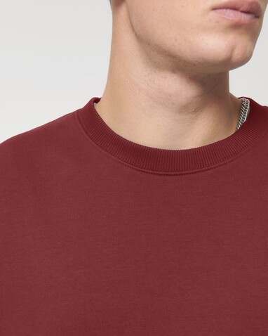 Ledger Dry - Das Boxy Rundhals-Unisex-Sweatshirt mit trockenem Griff - Red Earth - XXS bedrucken, Art.-Nr. STSU798C0862S