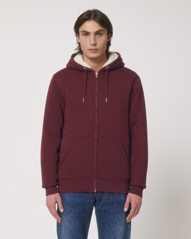 Hygger Sherpa - Der Unisex-Zip-Hoodie mit Sherpa-Futter - Burgundy - 3XL bedrucken, Art.-Nr. STSU956C2443X Hygger Sherpa - Der Unisex-Zip-Hoodie mit Sherpa-Futter - Burgundy - 3XL bedrucken, Art.-Nr. STSU956C2443X