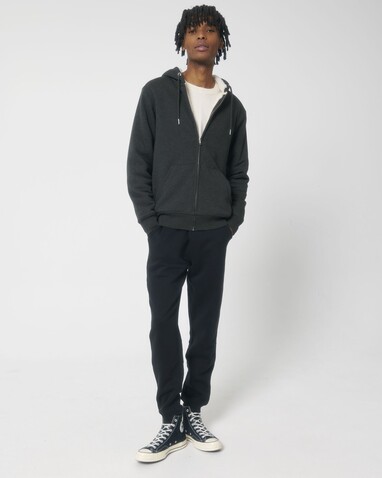 Hygger Sherpa - Der Unisex-Zip-Hoodie mit Sherpa-Futter - Dark Heather Grey - XS bedrucken, Art.-Nr. STSU956C651XS Hygger Sherpa - Der Unisex-Zip-Hoodie mit Sherpa-Futter - Dark Heather Grey - XS bedrucken, Art.-Nr. STSU956C651XS