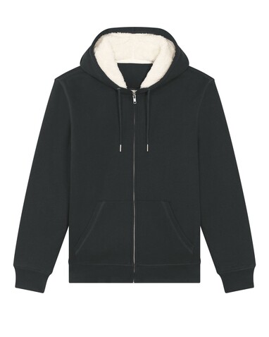 Hygger Sherpa - Der Unisex-Zip-Hoodie mit Sherpa-Futter - Black - S bedrucken, Art.-Nr. STSU956C0021S Hygger Sherpa - Der Unisex-Zip-Hoodie mit Sherpa-Futter - Black - S bedrucken, Art.-Nr. STSU956C0021S