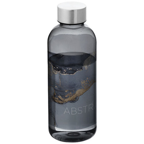 Spring 600 ml Trinkflasche, transparent schwarz bedrucken, Art.-Nr. 10028900