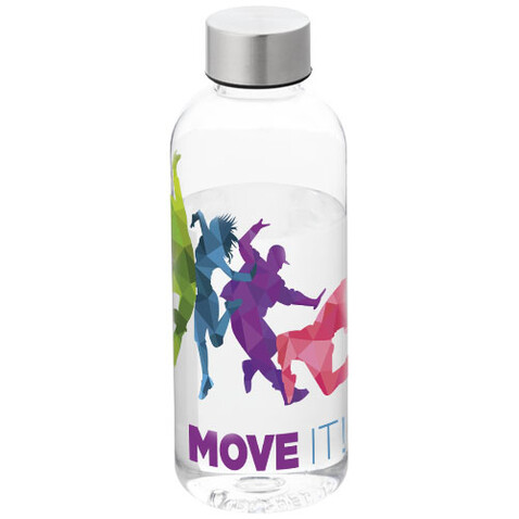 Spring 600 ml Trinkflasche, transparent klar bedrucken, Art.-Nr. 10028901