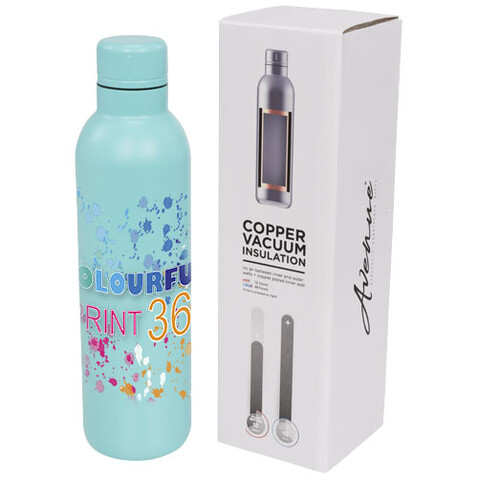Odin 510 ml Kupfer-Vakuum Isolierflasche, mintgrün bedrucken, Art.-Nr. 10054906