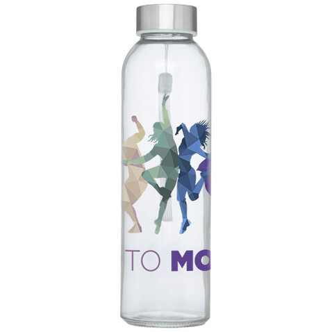 Bodhi 500 ml Glas-Sportflasche, hellblau bedrucken, Art.-Nr. 10065650