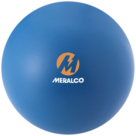 Cool runder Antistressball, blau bedrucken, Art.-Nr. 10210001