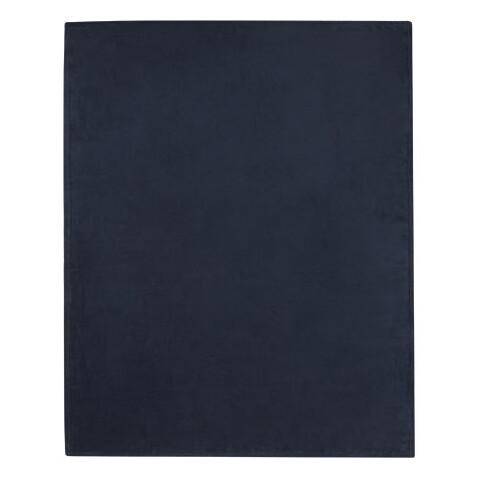 Lily GRS zertifizierte, RPET Decke aus Coral Fleece, dunkelblau bedrucken, Art.-Nr. 11319155