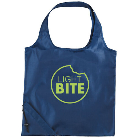 Bungalow faltbare Polyester Tragetasche 7L, navy bedrucken, Art.-Nr. 12011901