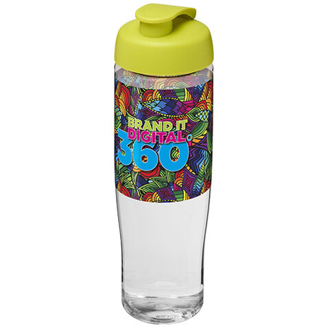 H2O Active® Tempo 700 ml Sportflasche mit Klappdeckel, transparent, limone bedrucken, Art.-Nr. 21004004 H2O Active® Tempo 700 ml Sportflasche mit Klappdeckel, transparent, limone bedrucken, Art.-Nr. 21004004