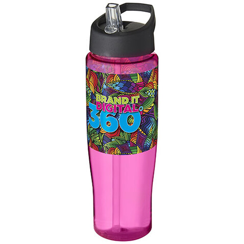 H2O Active® Tempo 700 ml Sportflasche mit Ausgussdeckel, rosa, schwarz bedrucken, Art.-Nr. 21004406 H2O Active® Tempo 700 ml Sportflasche mit Ausgussdeckel, rosa, schwarz bedrucken, Art.-Nr. 21004406