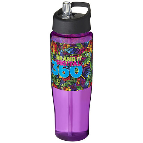 H2O Active® Tempo 700 ml Sportflasche mit Ausgussdeckel, lila, schwarz bedrucken, Art.-Nr. 21004407 H2O Active® Tempo 700 ml Sportflasche mit Ausgussdeckel, lila, schwarz bedrucken, Art.-Nr. 21004407