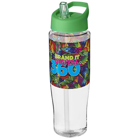 H2O Active® Tempo 700 ml Sportflasche mit Ausgussdeckel, transparent, grün bedrucken, Art.-Nr. 21004420 H2O Active® Tempo 700 ml Sportflasche mit Ausgussdeckel, transparent, grün bedrucken, Art.-Nr. 21004420