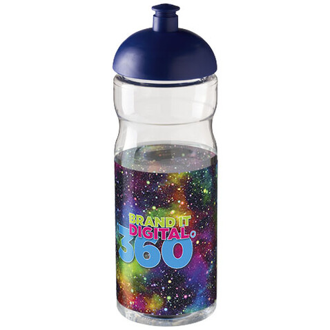 H2O Active® Base 650 ml Sportflasche mit Stülpdeckel, transparent, blau bedrucken, Art.-Nr. 21004702 H2O Active® Base 650 ml Sportflasche mit Stülpdeckel, transparent, blau bedrucken, Art.-Nr. 21004702