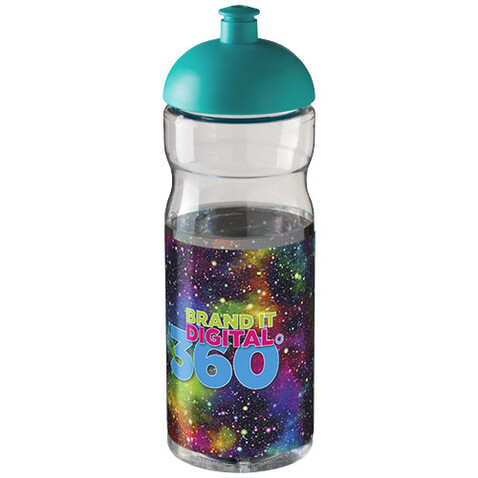 H2O Active® Base 650 ml Sportflasche mit Stülpdeckel, transparent, aquablau bedrucken, Art.-Nr. 21004705 H2O Active® Base 650 ml Sportflasche mit Stülpdeckel, transparent, aquablau bedrucken, Art.-Nr. 21004705