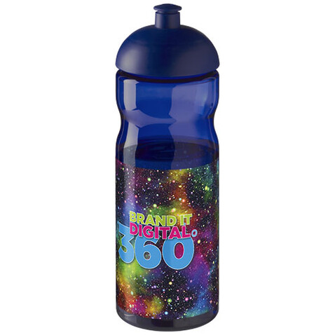 H2O Active® Base 650 ml Sportflasche mit Stülpdeckel, blau bedrucken, Art.-Nr. 21004720