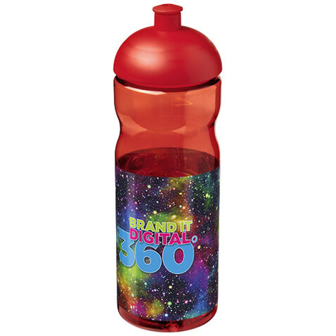 H2O Active® Base 650 ml Sportflasche mit Stülpdeckel, rot bedrucken, Art.-Nr. 21004721